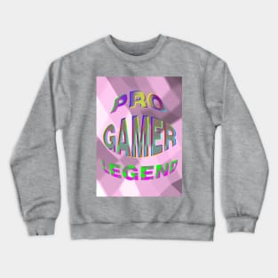 PINK AND PURPLE GAMER LEGEND Crewneck Sweatshirt